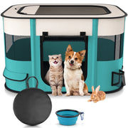 Pet Playpen, Foldable Portable