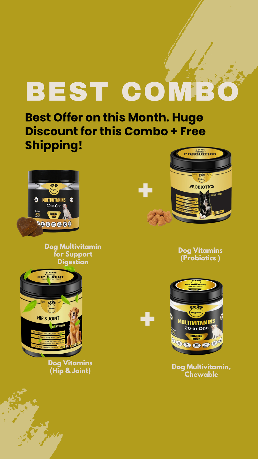 Dog Vitamin Combo Buy 2, get 1 free