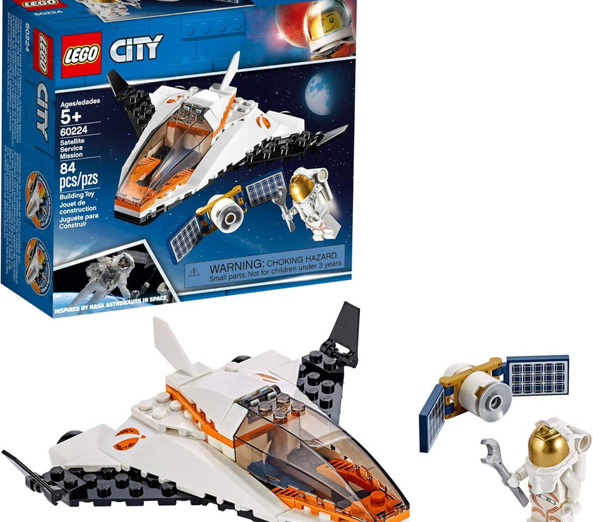 LEGO City Satellite Service Mission 60224 Building Kit (84 Pieces)