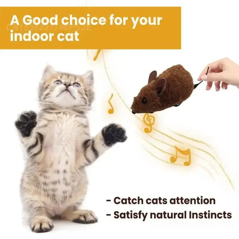 Pet Interactive Mouse Toy Plush