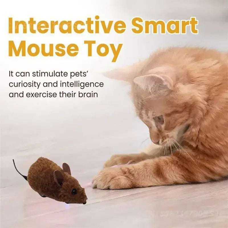 Pet Interactive Mouse Toy Plush