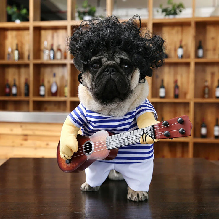 Guitar Playing Costume Pet Clothes