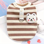 Pets Cat and Dog Clothes, Waffle Grid Vest