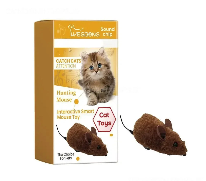 Pet Interactive Mouse Toy Plush