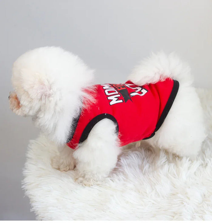 Red Pet Dog Clothes for Small Dogs