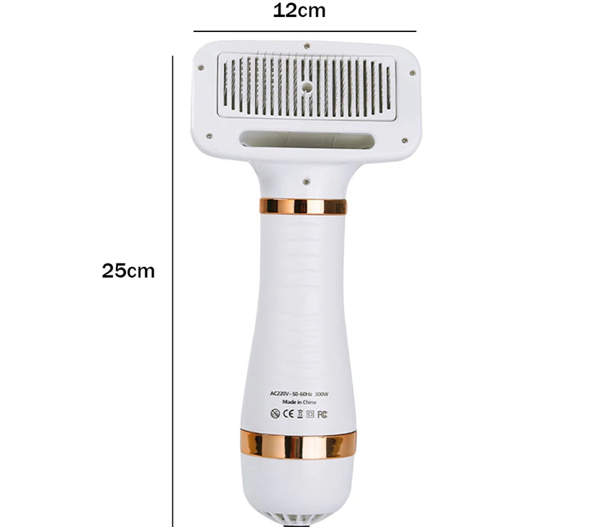 Pet Dog Hair Dryer 2-in-1 Blow Dryer