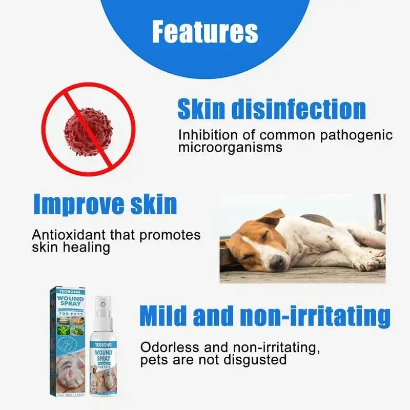 30ml Pets Anti-Itch And Itch Relief Dogs Cat Skin