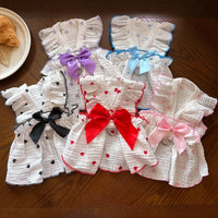 Pet dresses clothes for spring and summer