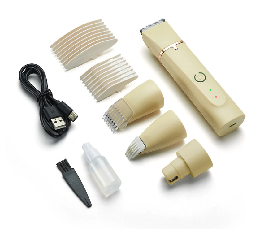 Professional 4-in-1 Electric Pet Grooming Tool