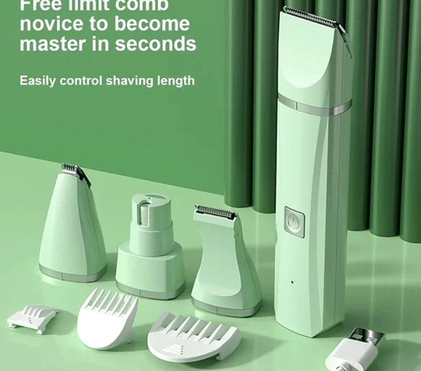 Professional 4-in-1 Electric Pet Grooming Tool