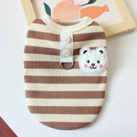 Pets Cat and Dog Clothes, Waffle Grid Vest