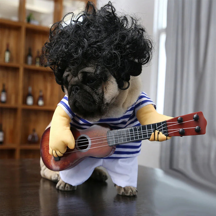 Guitar Playing Costume Pet Clothes