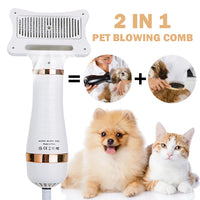 Pet Dog Hair Dryer 2-in-1 Blow Dryer