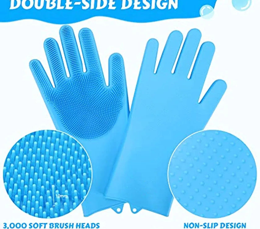 Pet Grooming Bathing Gloves