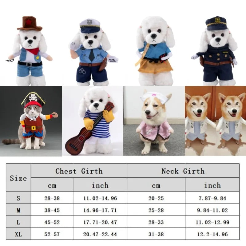 Funny Pet Dog Clothes Dog Cosplay