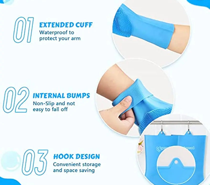 Pet Grooming Bathing Gloves