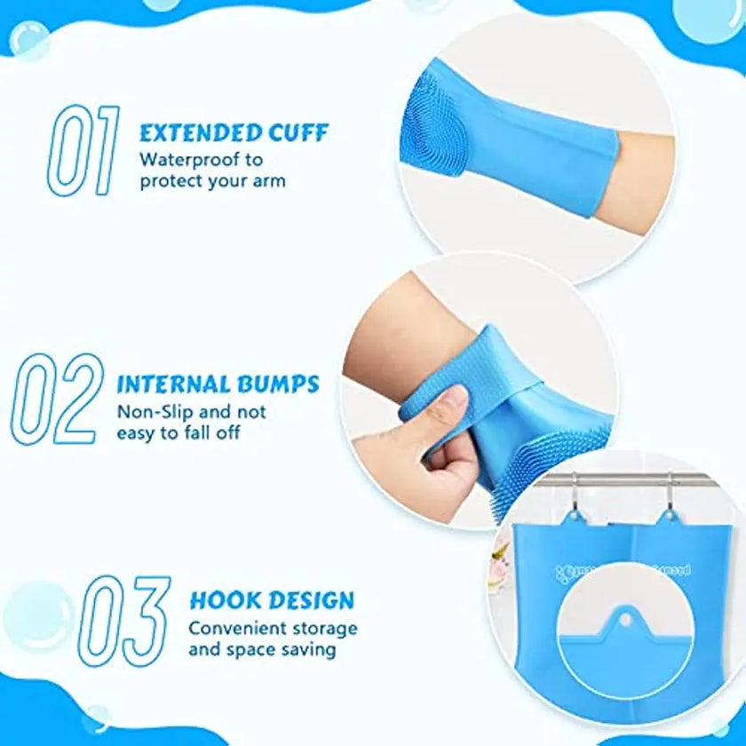 Pet Grooming Bathing Gloves