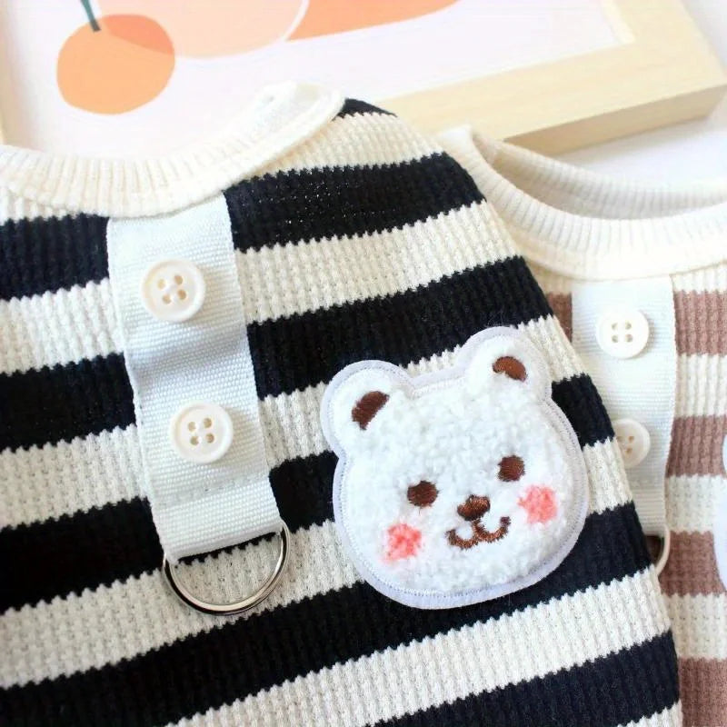 Pets Cat and Dog Clothes, Waffle Grid Vest