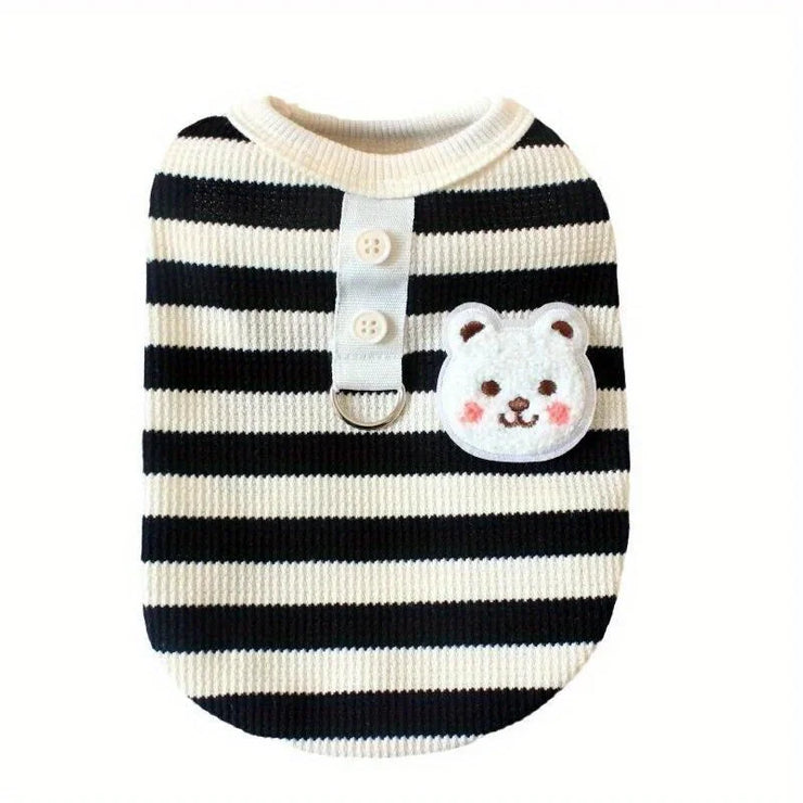 Pets Cat and Dog Clothes, Waffle Grid Vest