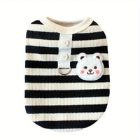 Pets Cat and Dog Clothes, Waffle Grid Vest