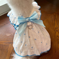 Pet dresses clothes for spring and summer