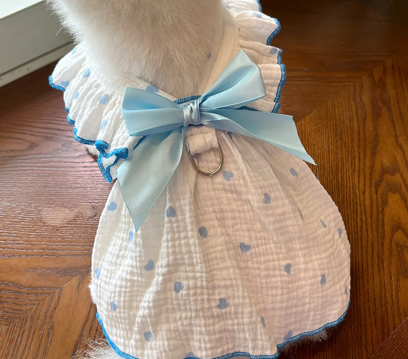 Pet dresses clothes for spring and summer