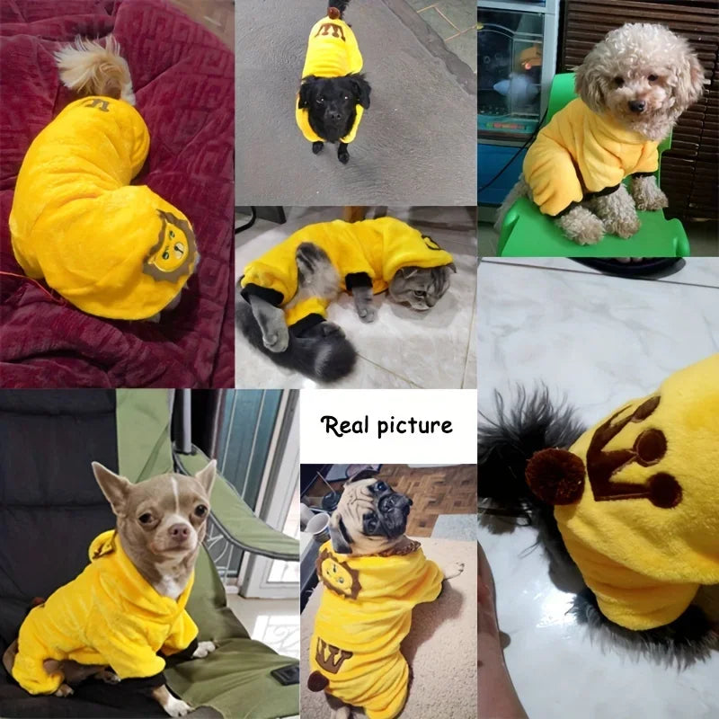 Warm Flannel Clothes for Pets