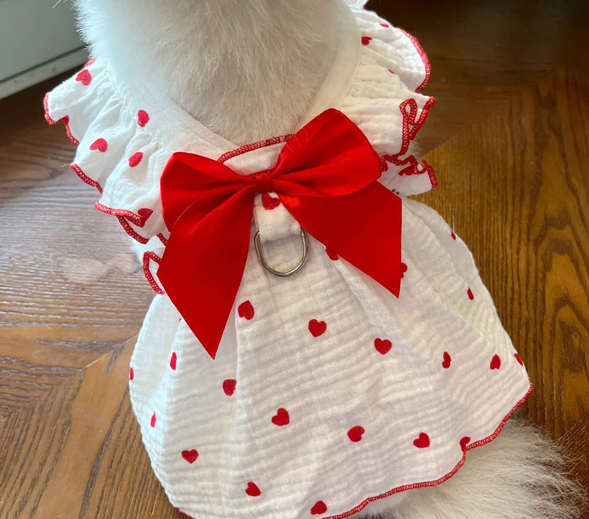 Pet dresses clothes for spring and summer