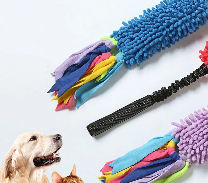 Colorful Pet Chew Toy Squeaky Plush