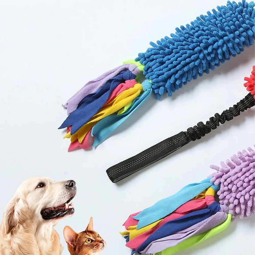 Colorful Pet Chew Toy Squeaky Plush