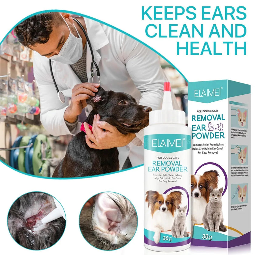 Ear Powder for Dogs and Cats