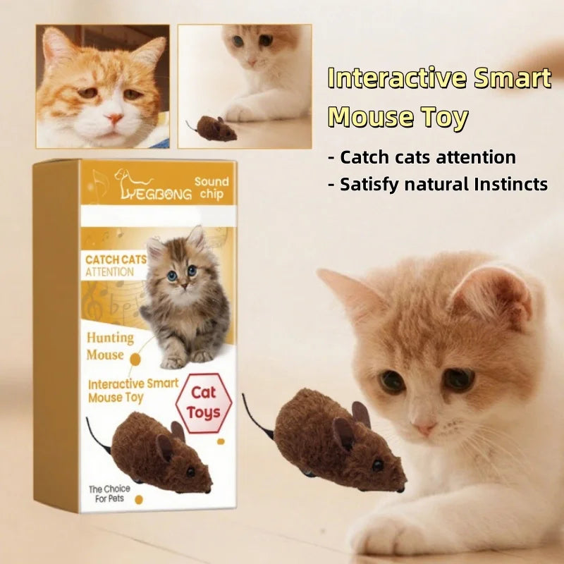 Pet Interactive Mouse Toy Plush