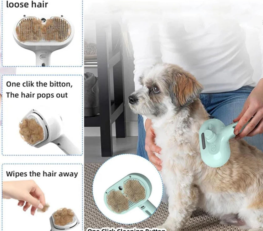 Dog Steam Grooming Brush