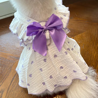 Pet dresses clothes for spring and summer