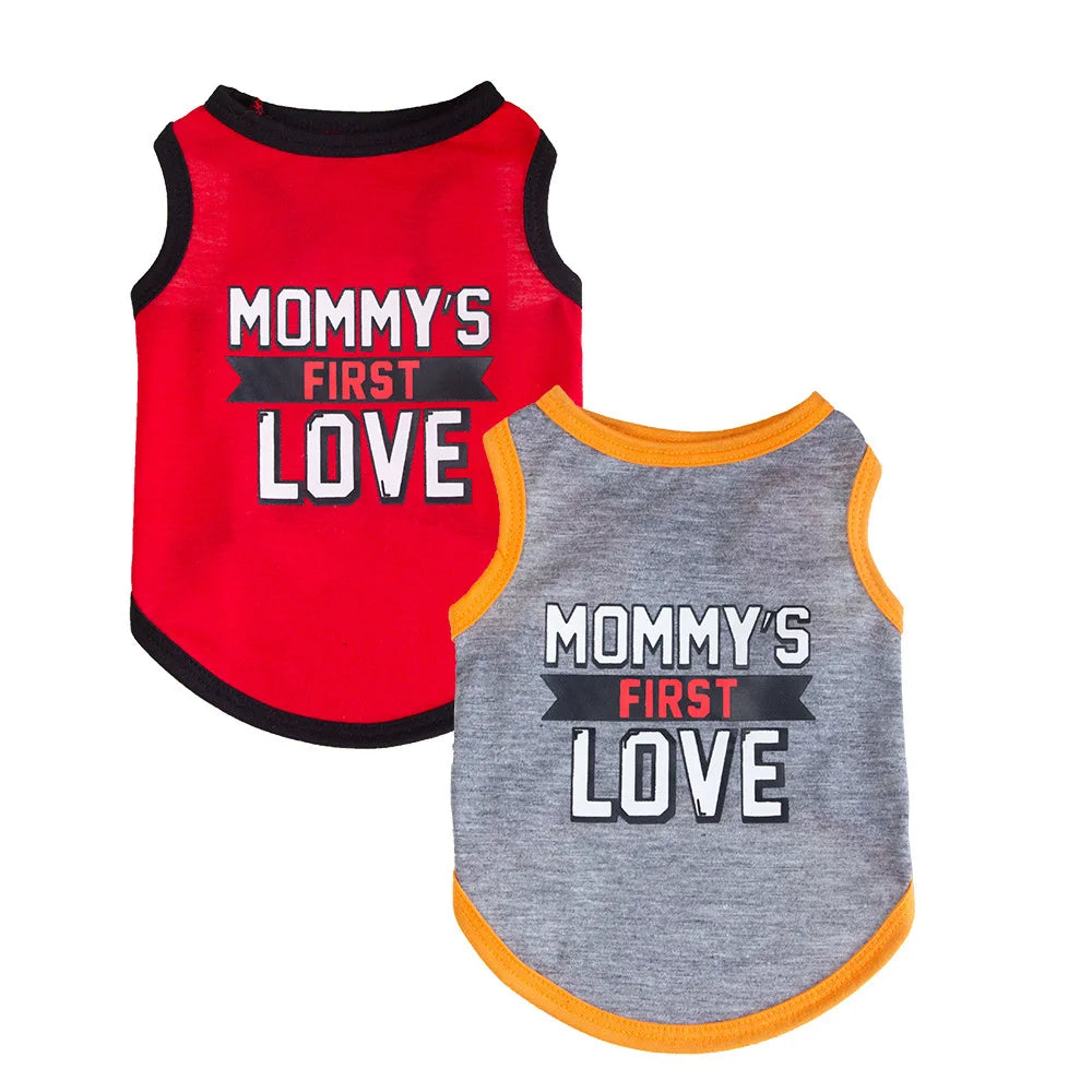 Red Pet Dog Clothes for Small Dogs