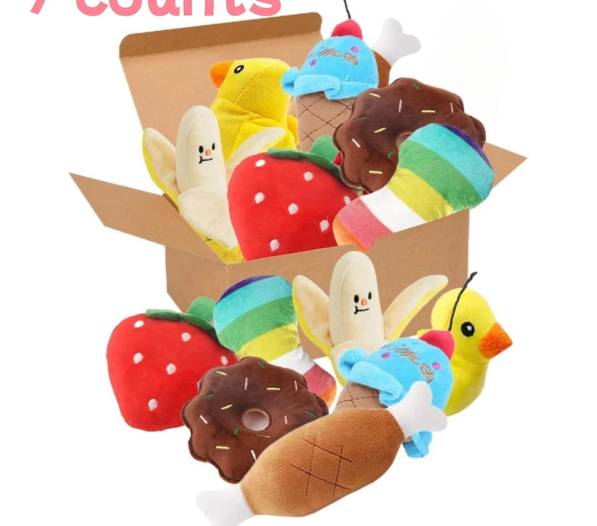 7-piece set of puppy sound toys