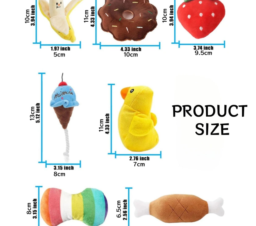 7-piece set of puppy sound toys