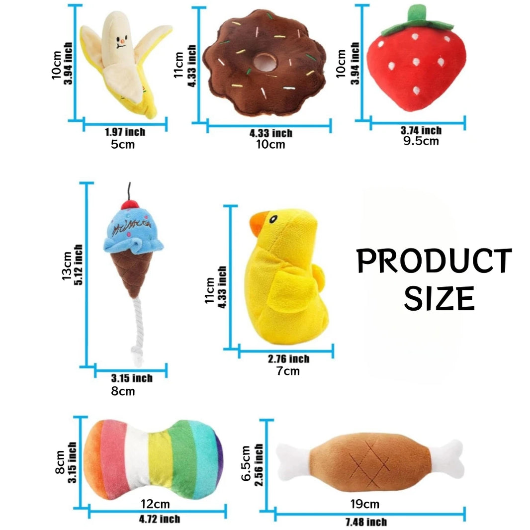 7-piece set of puppy sound toys