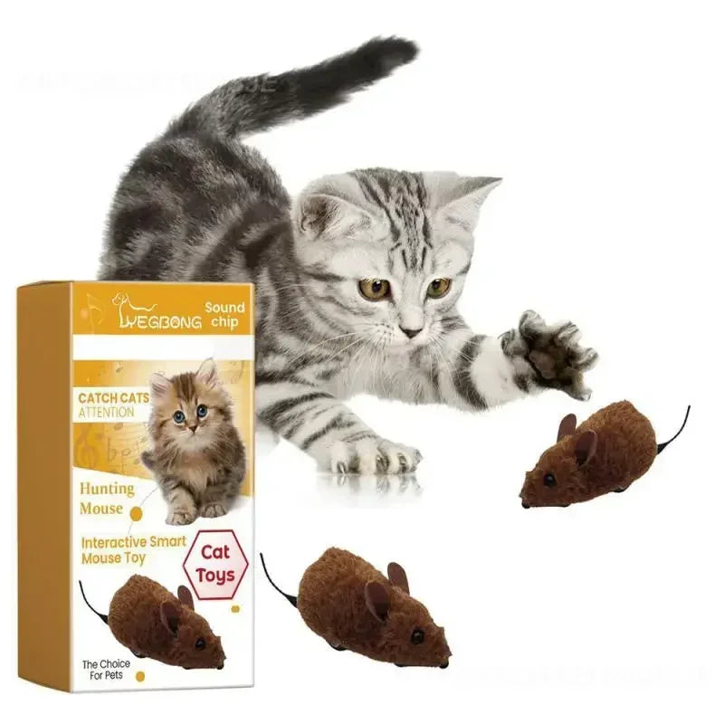 Pet Interactive Mouse Toy Plush