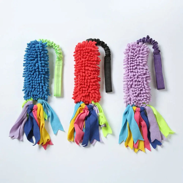 Colorful Pet Chew Toy Squeaky Plush