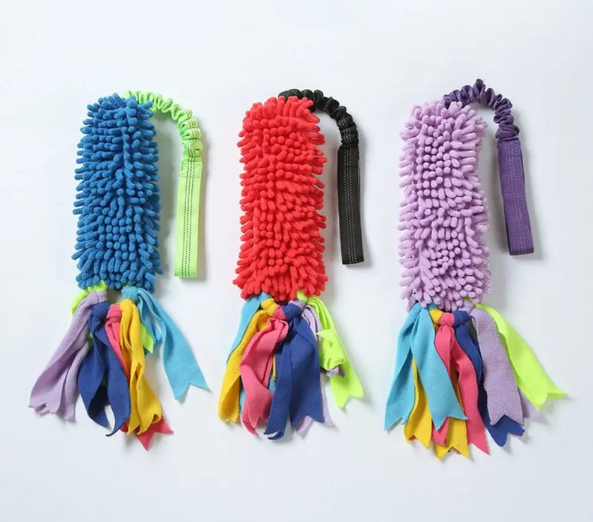 Colorful Pet Chew Toy Squeaky Plush